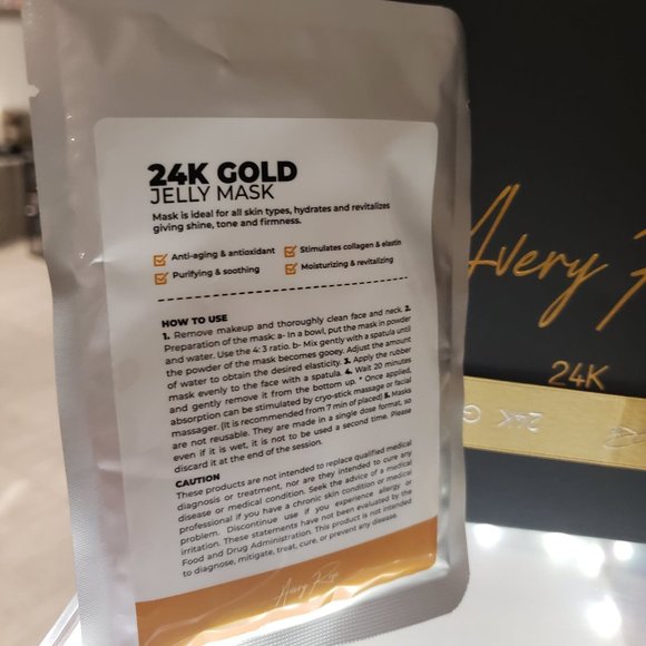24K PURE GOLD LUXURY FACE MASK TREATMENT - Picture 4 of 7
